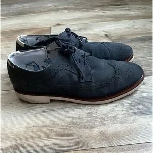 Paisley & Gray Men’s Fashion Wingtip Derby Navy Suede Lace Up Shoes Size 8.5 Paisley & Gray | Shoes | Paisley Gray Mens Fashion Wingtip  main image 2